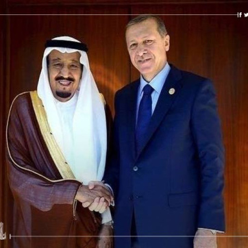 الملك سلمان بن عبد العزيز آل سعود يشكر الرئيس التركي رجب طيب أردوغان