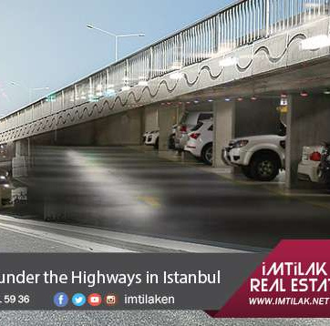 Finally Cars Parking under the Highways in Istanbul