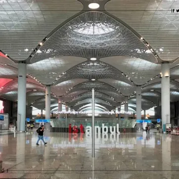 الاستعدادات في مطار إسطنبول الجديد لاستقبال عيد الفطر