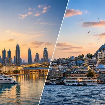 Living in Istanbul and Dubai: A Comprehensive Comparison by the Numbers to Choose Your Next City