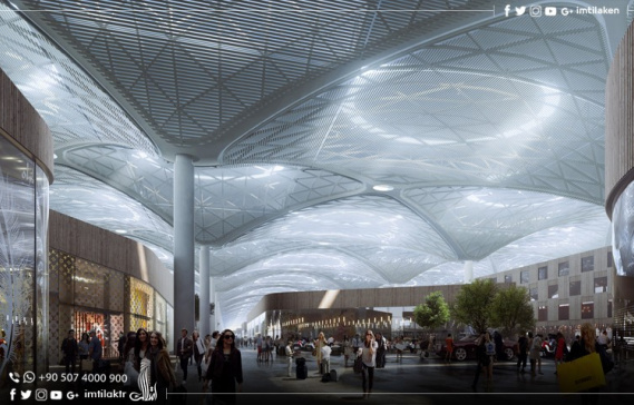 Numbers and Distances at the New Istanbul Airport