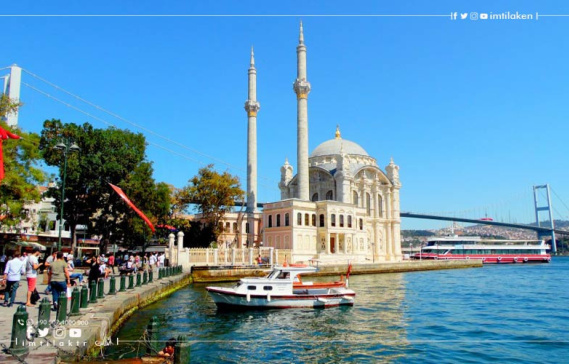 The Turkish Masterpiece Ortakoy Mosque in Istanbul