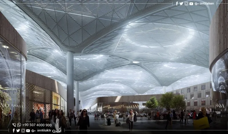 Nombres et distances dans le nouvel aéroport d'Istanbul