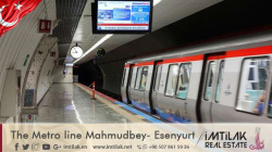 The Metro line Mahmudbey- Esenyurt in Istanbul The Metro line Mahmudbey- Esenyurt in Istanbul