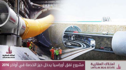 مشروع نفق أوراسيا يدخل حيز الخدمة في أواخر 2016 في إسطنبول مشروع نفق أوراسيا يدخل حيز الخدمة في أواخر 2016 في إسطنبول