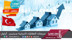 احصائيات مبيعات العقارات التركية أيلول/ سبتمبر 2016 مبيعات العقارات التركية أيلول/ سبتمبر 2016