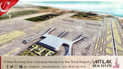 A New Railway Line Connects Istanbul to the Third Airport A New Railway Line Connects Istanbul to the Third Airport