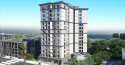 Appartements en bord de mer à vendre en versements à Istanbul dans le projet Zeytinburnu Kule.