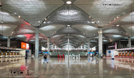 الاستعدادات والتجهيزات في مطار اسطنبول الجديد الاستعدادات في مطار إسطنبول الجديد لاستقبال عيد الفطر