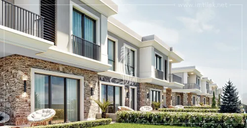 Villas de luxe à vendre à Istanbul adaptées à la citoyenneté dans le projet Villas Alia 1397