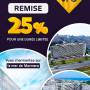 25% de réduction pour période limitée