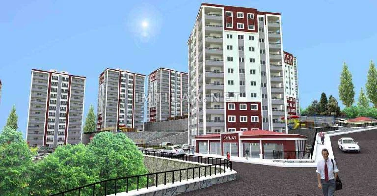 املاک فروشی در ترابزون در پروژه Safir Residence، نزدیک به فرودگاه