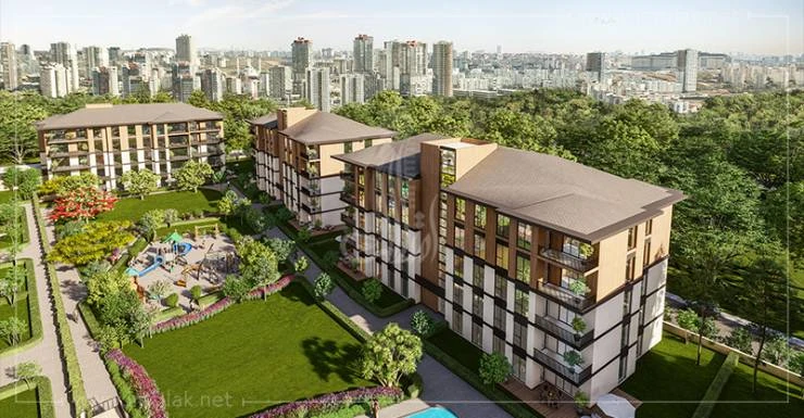 Apartments for sale in Başakşehir with stunning nature views - Nevbahar Project