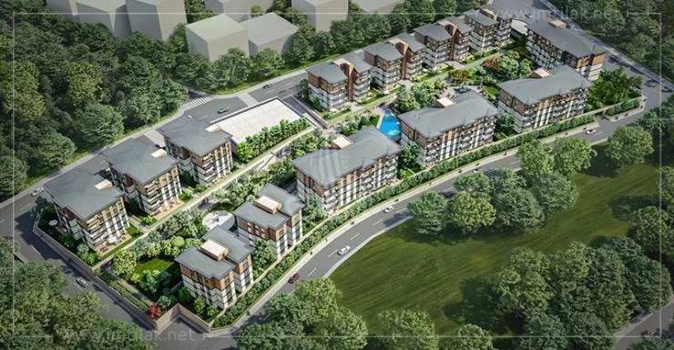 Apartments for sale in Başakşehir with stunning nature views - Nevbahar Project