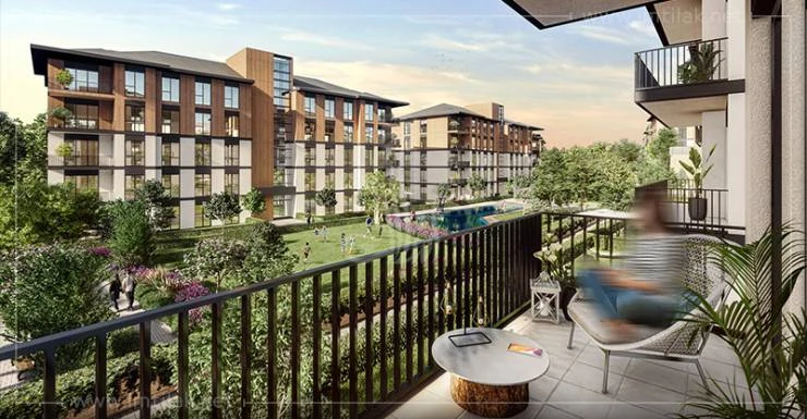 Apartments for sale in Başakşehir with stunning nature views - Nevbahar Project