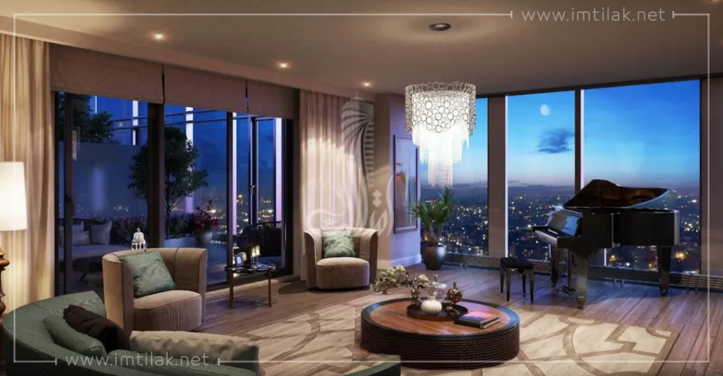 Apartments for sale on installment in the center of Istanbul - Sky Land Complex
