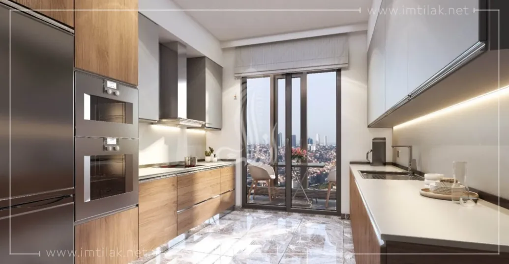 Apartments for sale on installment in the center of Istanbul - Sky Land Complex