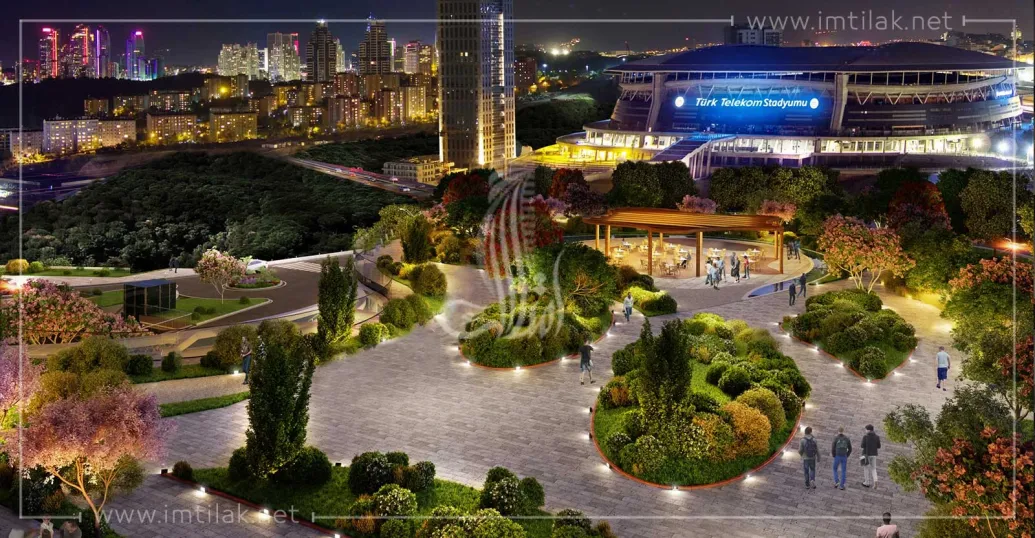Apartments for sale on installment in the center of Istanbul - Sky Land Complex