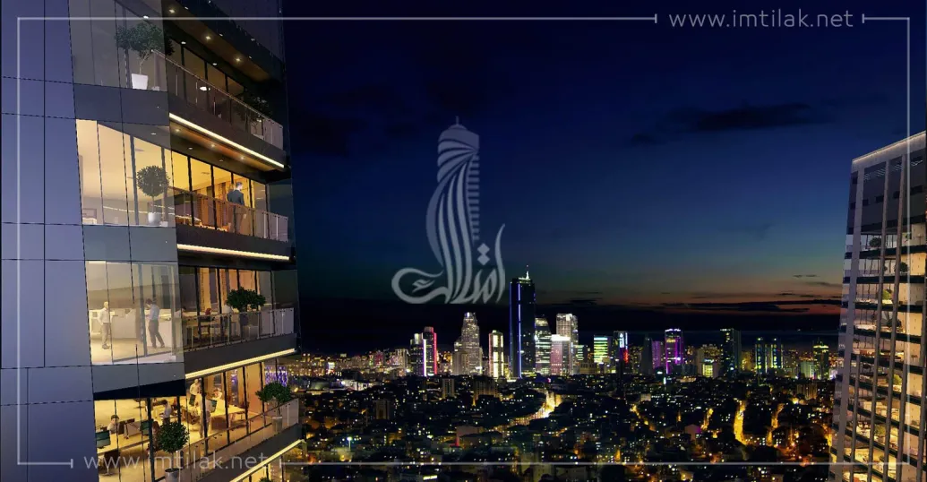 Apartments for sale on installment in the center of Istanbul - Sky Land Complex
