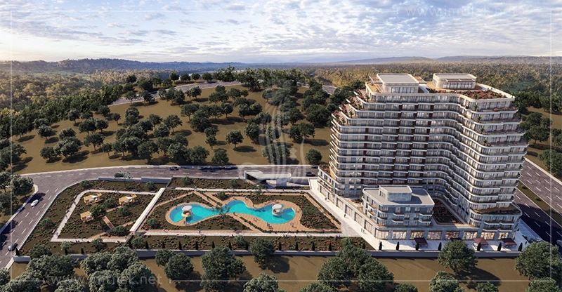 Apartments for sale in Istanbul with sea view and long installments - Flamingo Istanbul 1387