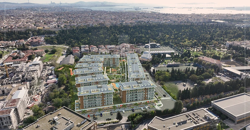 Appartements à Vendre sur le Littoral d'Istanbul dans le Projet Centre d’Effendi 1405, Éligible pour la Citoyenneté.