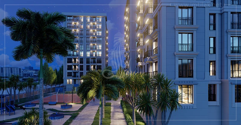 Apartments for sale in Eyüp Sultan suitable for Turkish citizenship in Hayat Yesilpinar