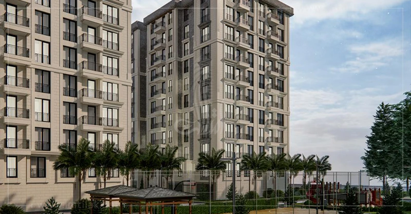 Apartments for sale in Eyüp Sultan suitable for Turkish citizenship in Hayat Yesilpinar