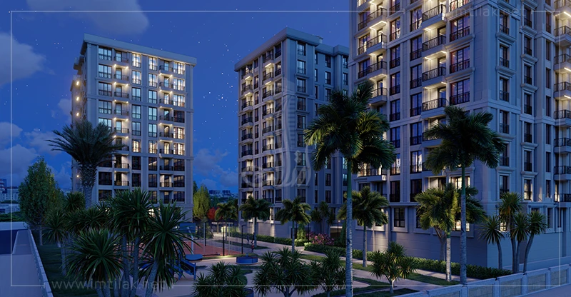 Apartments for sale in Eyüp Sultan suitable for Turkish citizenship in Hayat Yesilpinar