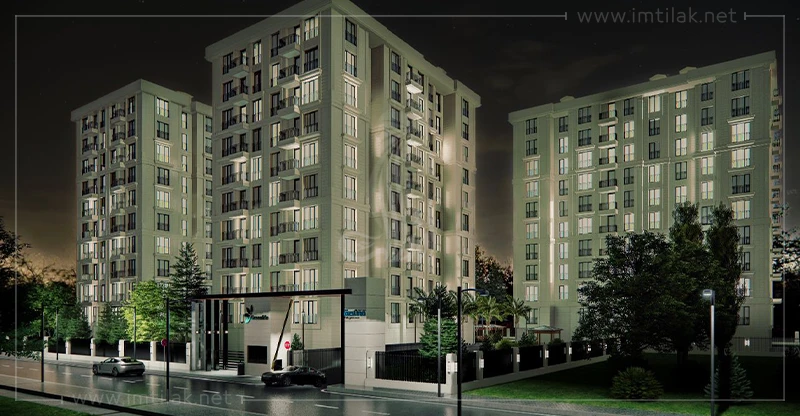 Apartments for sale in Eyüp Sultan suitable for Turkish citizenship in Hayat Yesilpinar