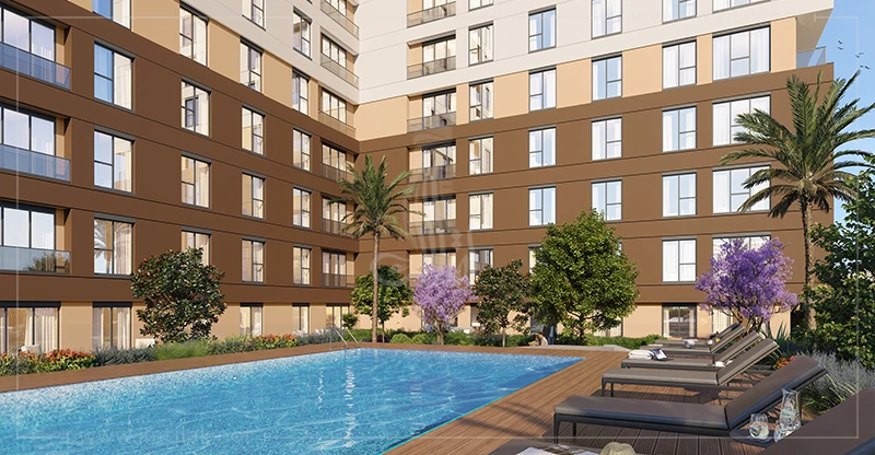 Appartements sur la ligne de transport à vendre à Istanbul - Projet Tinit