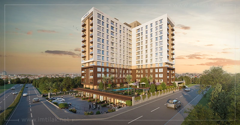 Appartements sur la ligne de transport à vendre à Istanbul - Projet Tinit