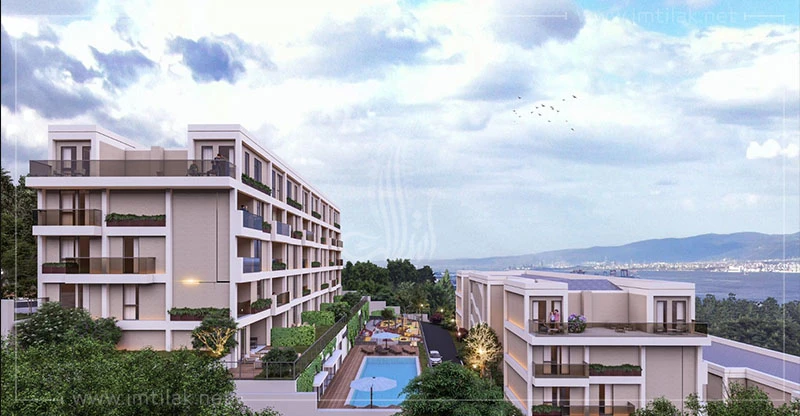 Роскошные квартиры на продажу в Измите в рассрочку в проекте YAŞAM PARK