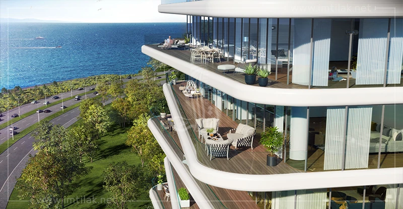 Appartements à vendre en bord de mer à Istanbul, Zeytinburnu - Projet de Plage Bleue (7)