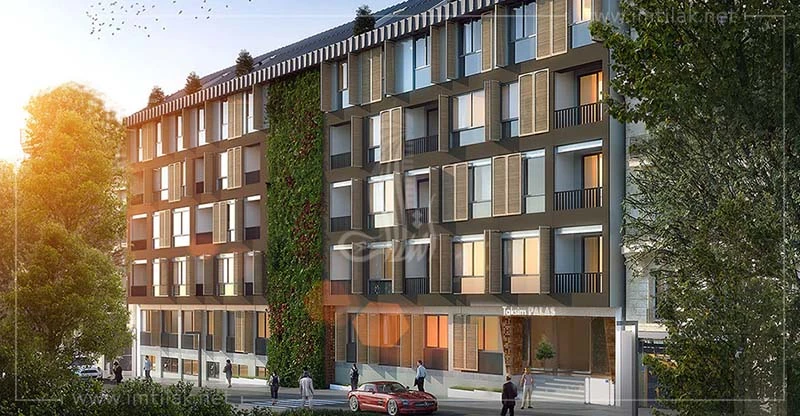 Apartments for sale in Şişli, Istanbul, eligible for Turkish citizenship - Taksim Palaces