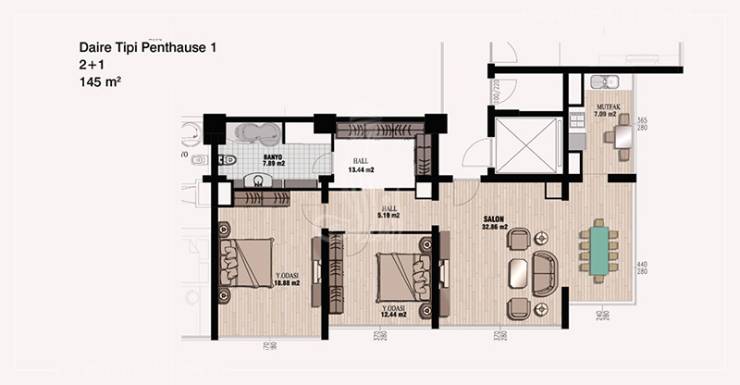 Flora Project IMT - 443 | Apartment Plans