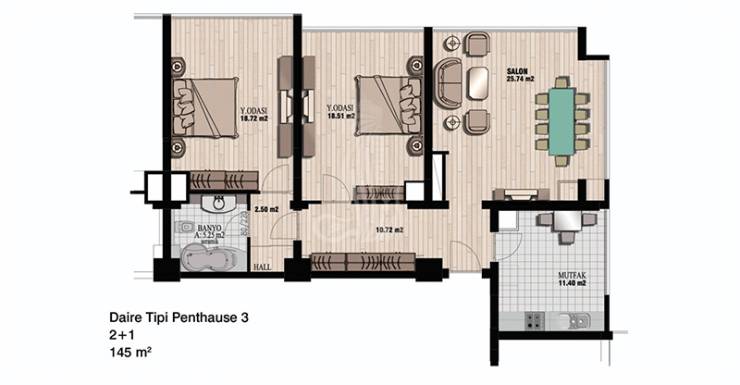Flora Project IMT - 443 | Apartment Plans