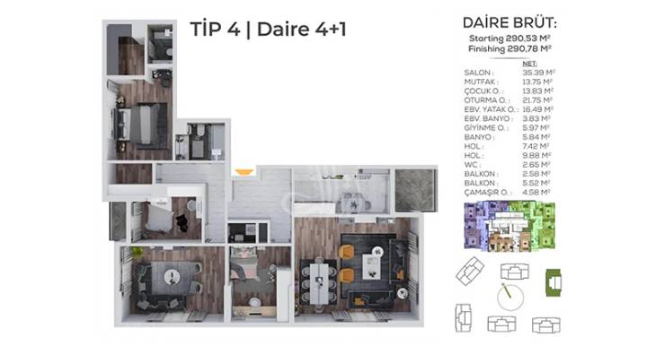 Selvi IMT - 1353 | Plan de construction