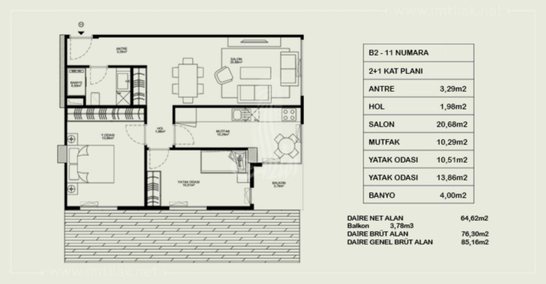 Uskudar Palaces 447 - IMT | Apartment Plans