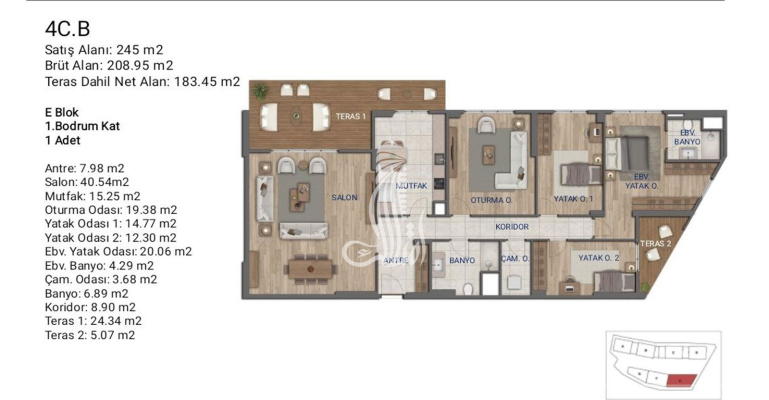 Core Istanbul 454 - IMT | Apartment Plans