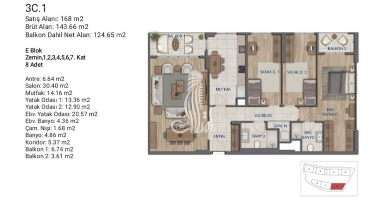 Core Istanbul 454 - IMT | Apartment Plans