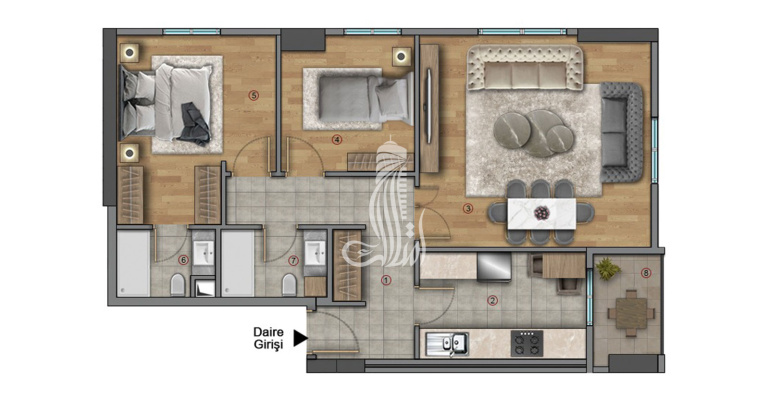 Astana Istanbul 1392 - IMT | Apartment Plans