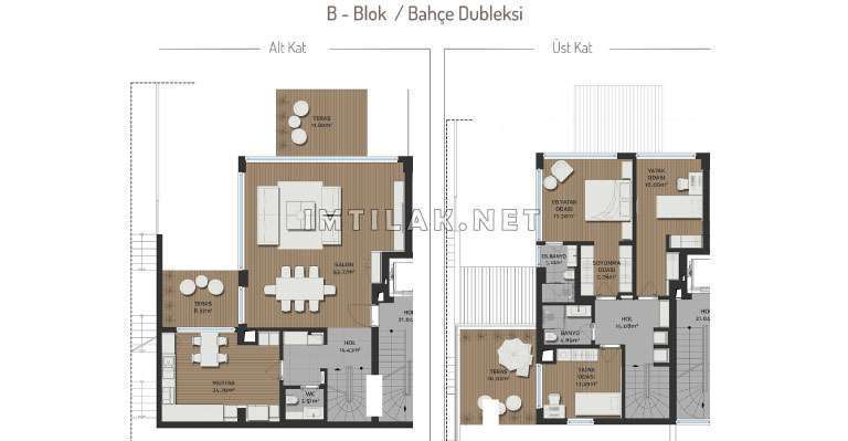 Houses For Sale In Bosphorus Istanbul -Residence Sarir Project IMT - 229 | Apartment Plans