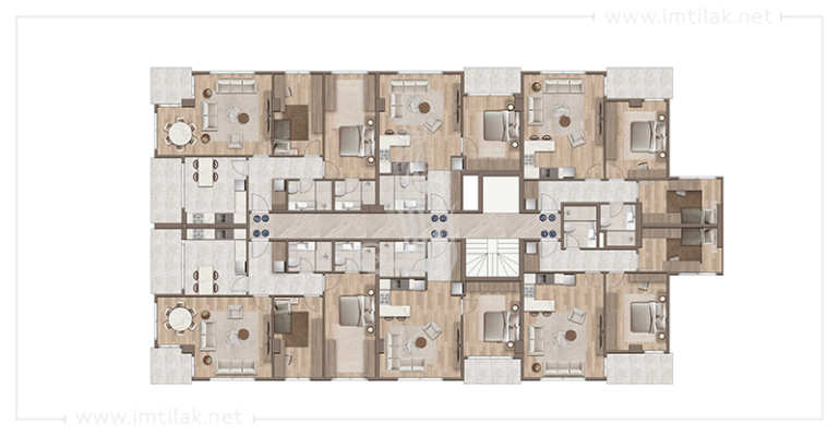 Cane Valley 1409 - IMT | Apartment Plans