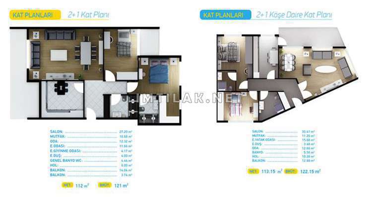Mudanya Site 1 Project | Apartment Plans