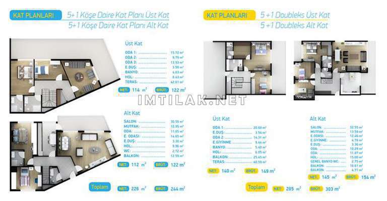 Mudanya Site 1 Project | Apartment Plans