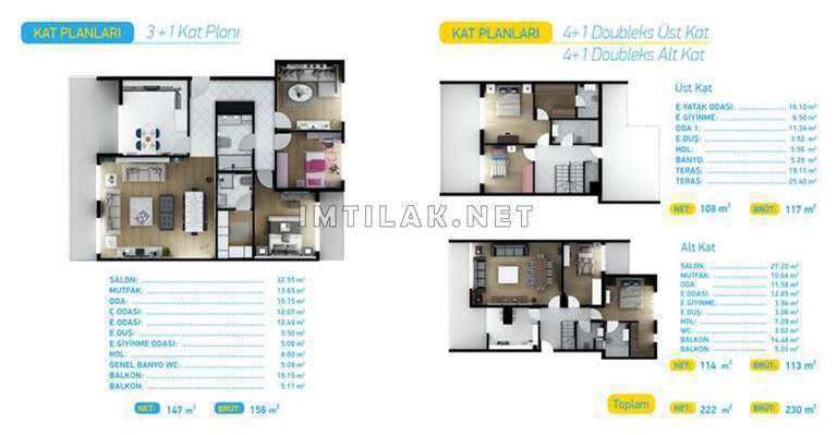 Mudanya Site 1 Project | Apartment Plans