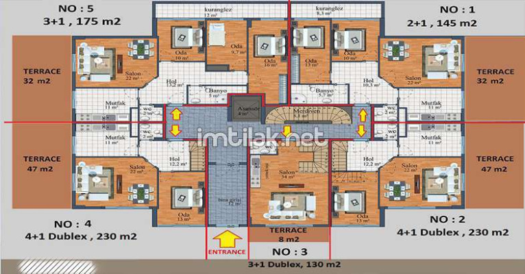 Marmara Silver Project IMT - 236 | Apartment Plans