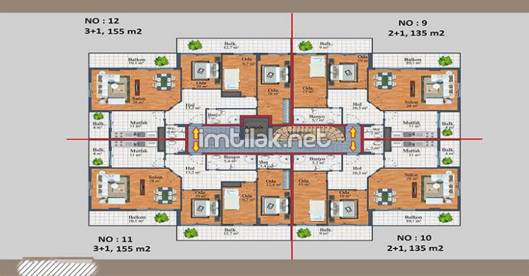 Marmara Silver Project IMT - 236 | Apartment Plans