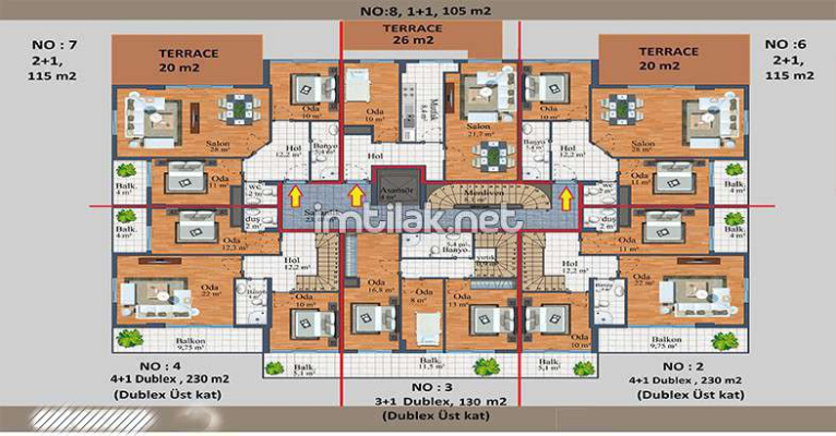 Marmara Silver Project IMT - 236 | Apartment Plans