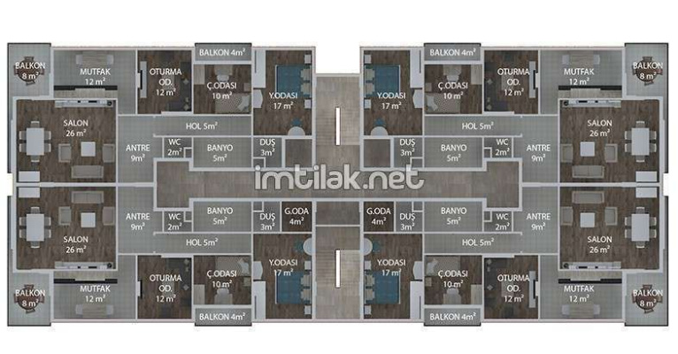 Arsin Residence Project IMT - 57 | Apartment Plans